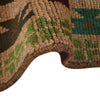 Baluchi Rug Handmade Tan Floral 4x6 ft