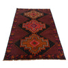 Baluchi Rug Handmade Red Geometric 4x6 ft