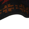 Baluchi Rug Handmade Black Floral 4x6 ft