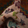 Baluchi Rug Handmade Tan Geometric 4x6 ft