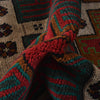 Baluchi Rug Handmade Tan Geometric 4x6 ft