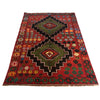 Baluchi Rug Handmade Red Geometric 4x6 ft