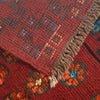 Baluchi Rug Handmade Red Geometric 4x6 ft