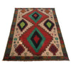 Baluchi Rug Handmade Tan Geometric 4x6 ft