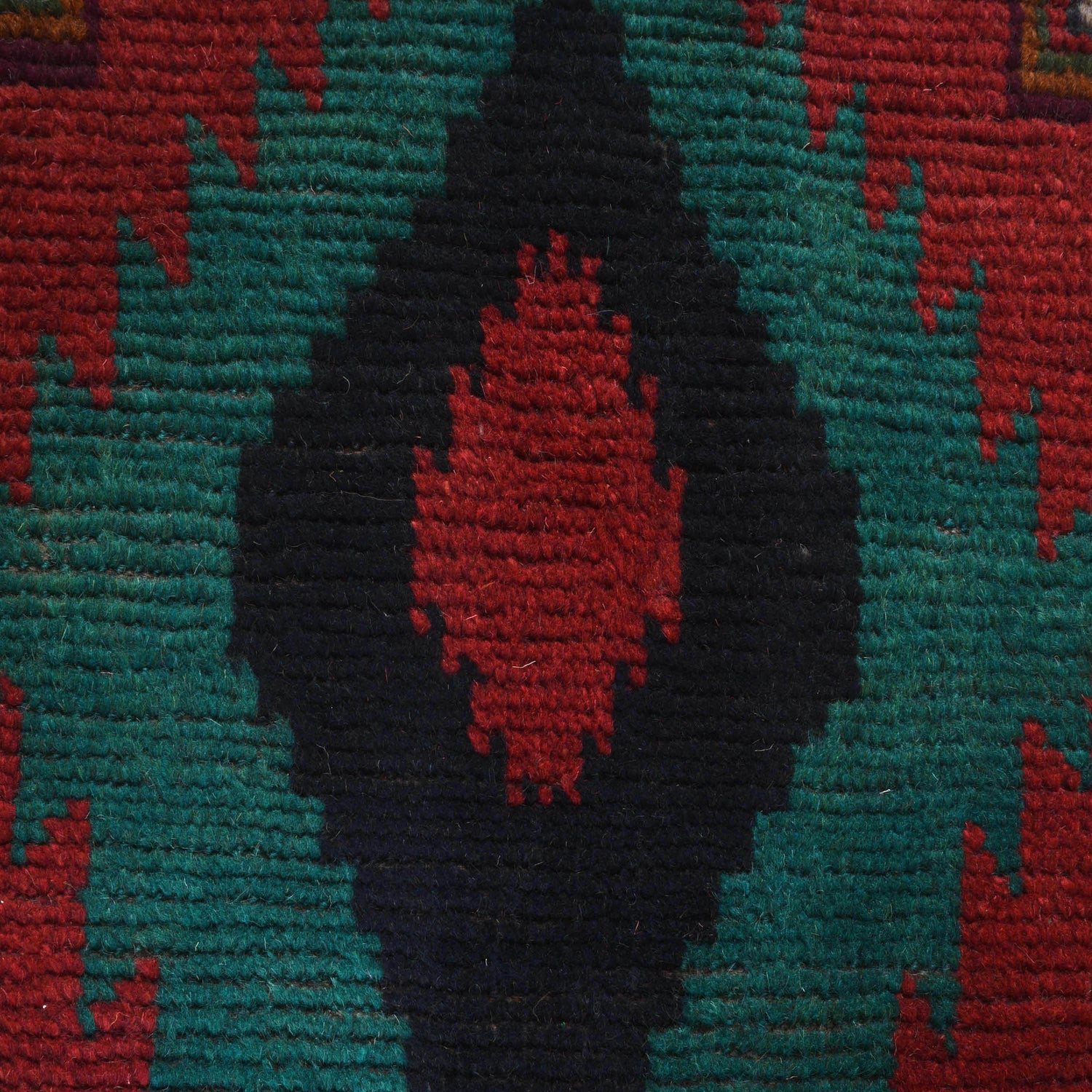 Baluchi Rug Handmade Tan Geometric 4x6 ft