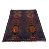 Baluchi Rug Handmade Multi Geometric 4x6 ft