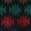 Baluchi Rug Handmade Black Floral 4x6 ft