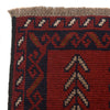 Baluchi Rug Handmade Red Floral 4x6 ft