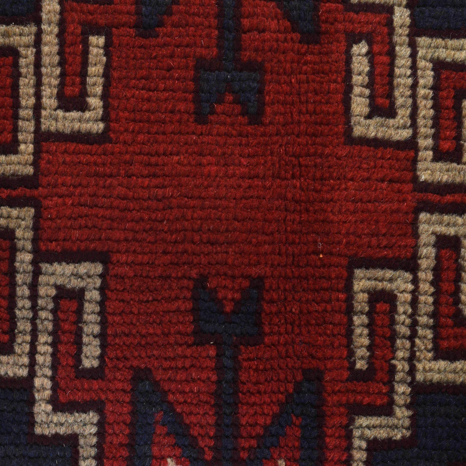 Baluchi Rug Handmade Red Floral 4x6 ft