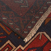 Baluchi Rug Handmade Red Floral 4x6 ft