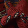 Baluchi Rug Handmade Red Floral 4x6 ft