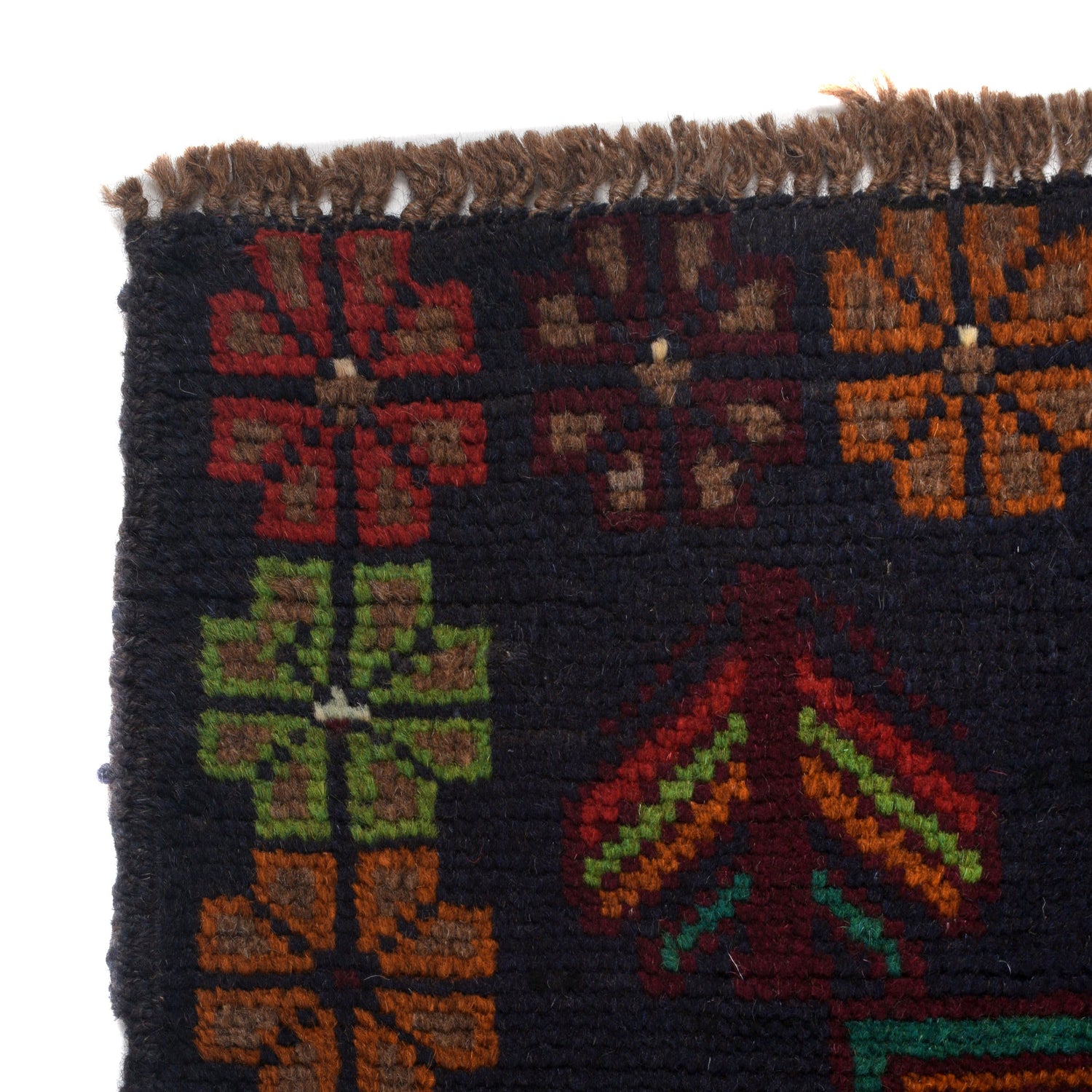 Baluchi Rug Handmade Multi Floral 4x6 ft