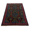 Baluchi Rug Handmade Multi Floral 4x6 ft