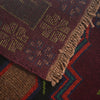 Baluchi Rug Handmade Dark Purple Floral 4x6 ft