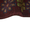Baluchi Rug Handmade Dark Purple Floral 4x6 ft