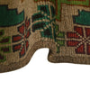 Baluchi Rug Handmade Tan Floral 4x6 ft