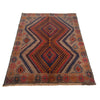 Baluchi Rug Handmade Tan Geometric 4x6 ft
