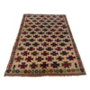 Baluchi Rug Handmade Tan Geometric 4x6 ft