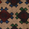 Baluchi Rug Handmade Tan Geometric 4x6 ft
