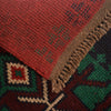 Baluchi Rug Handmade Red Geometric 4x6 ft
