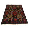 Baluchi Rug Handmade Multi Floral 4x6 ft