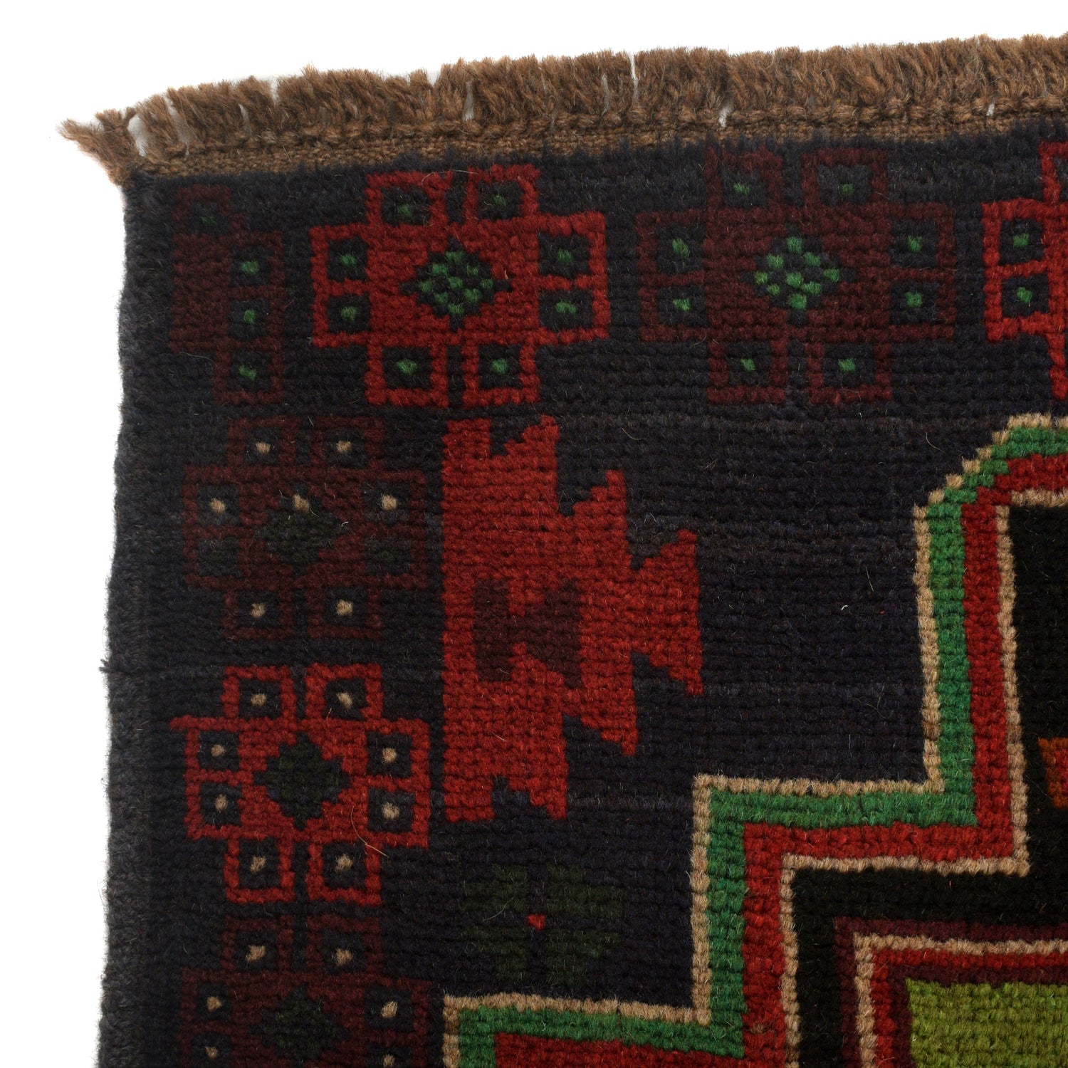 Baluchi Rug Handmade Multi Floral 4x6 ft