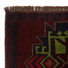 Baluchi Rug Handmade Dark Purple Floral 4x6 ft