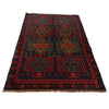 Baluchi Rug Handmade Multi Floral 4x6 ft
