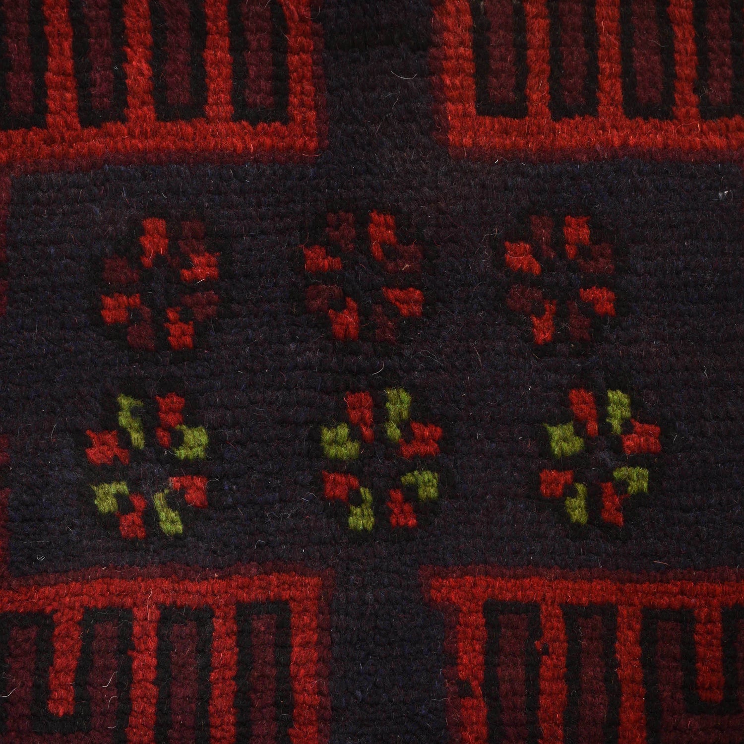 Baluchi Rug Handmade Multi Floral 4x6 ft