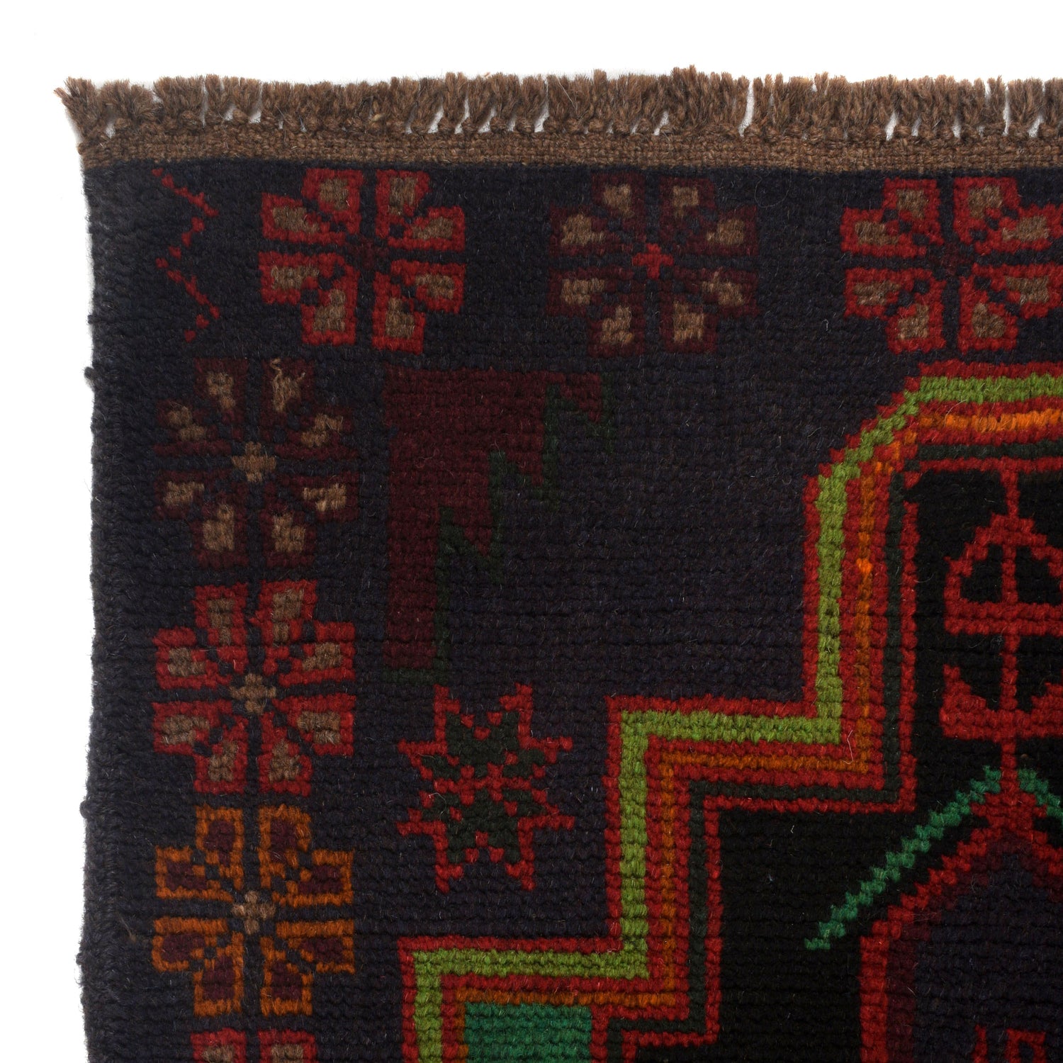Baluchi Rug Handmade Multi Floral 4x6 ft