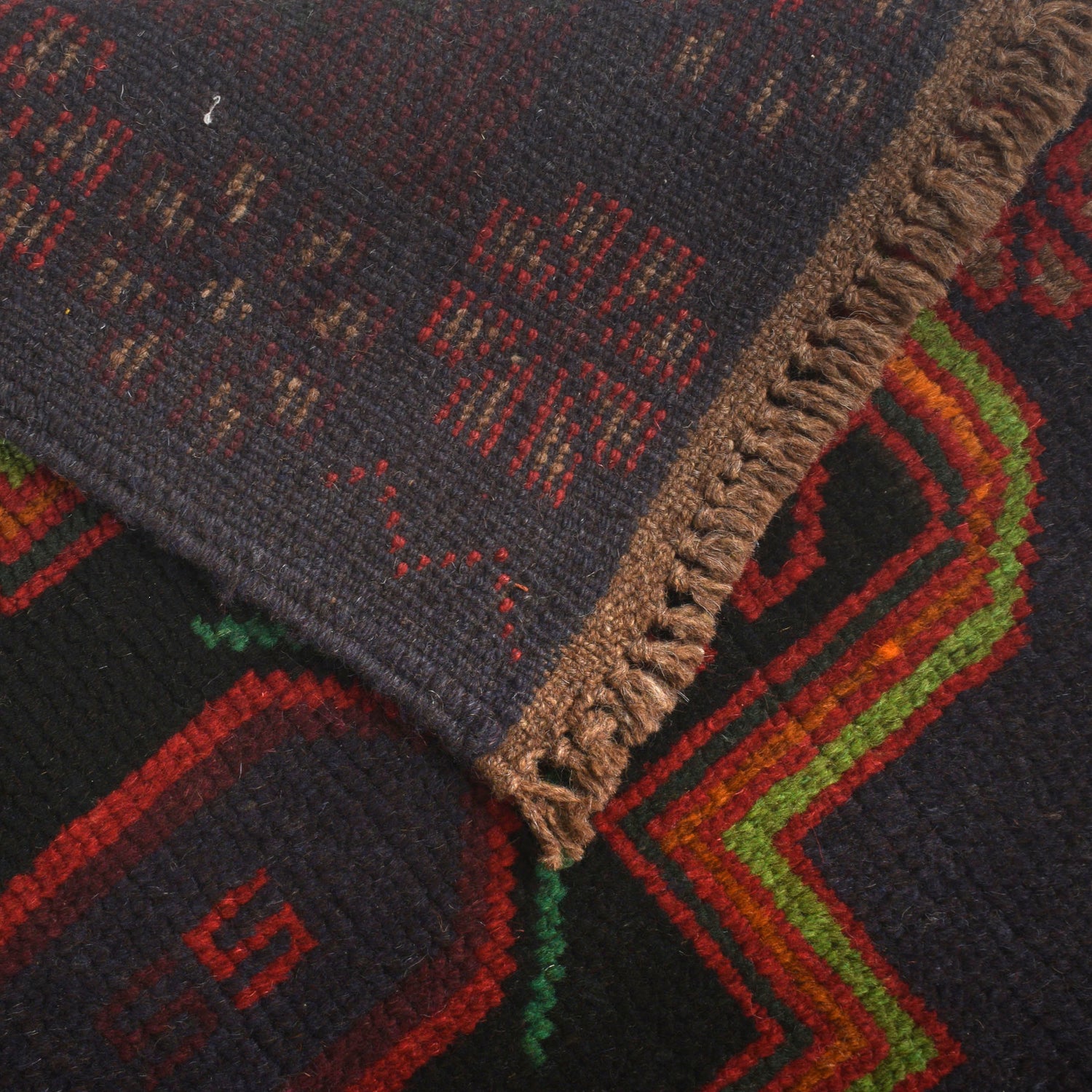 Baluchi Rug Handmade Multi Floral 4x6 ft