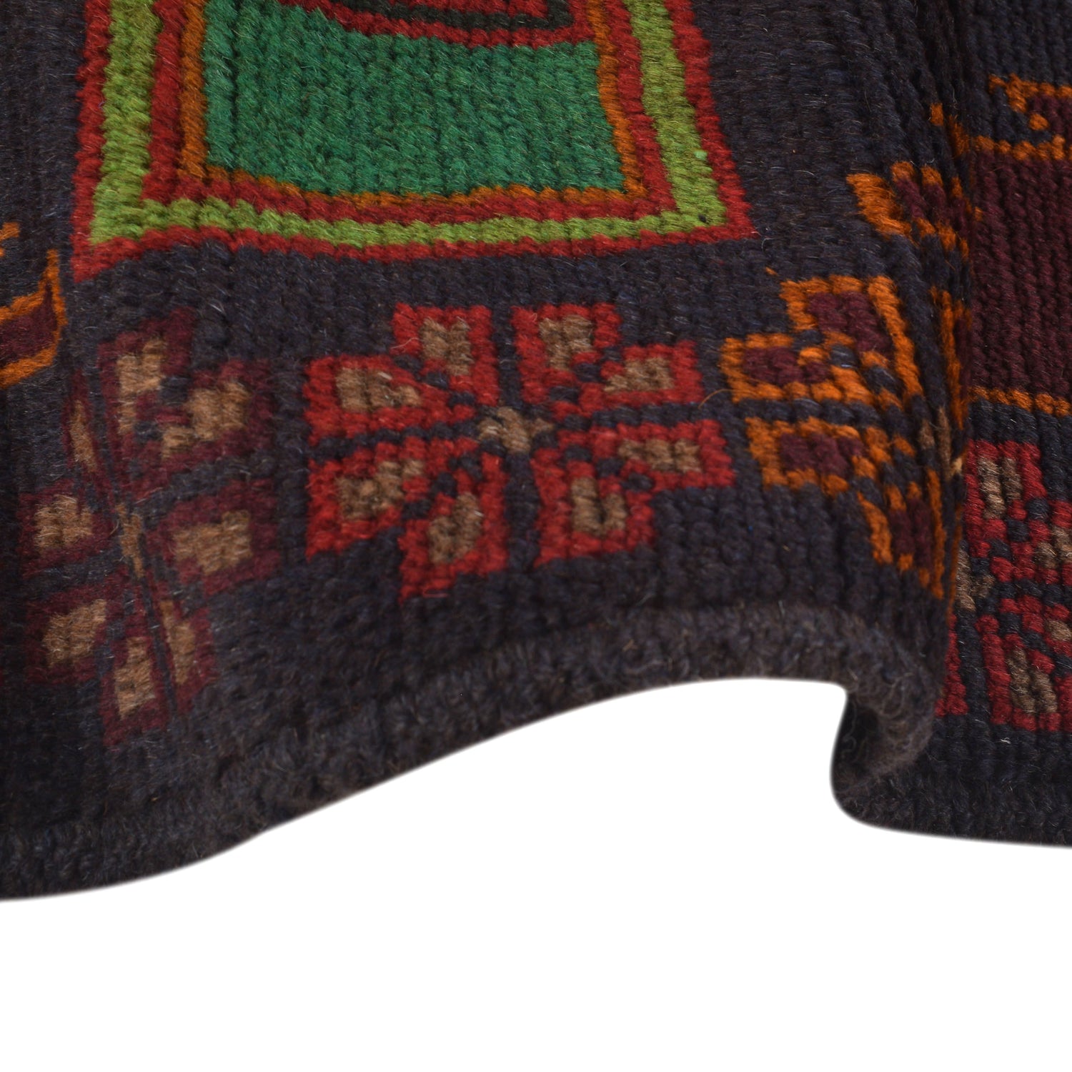 Baluchi Rug Handmade Multi Floral 4x6 ft