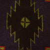 Baluchi Rug Handmade Dark Blue Geometric 4x6 ft