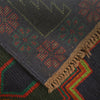 Baluchi Rug Handmade Dark Blue Geometric 4x6 ft