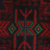 Baluchi Rug Handmade Dark Blue Geometric 4x6 ft