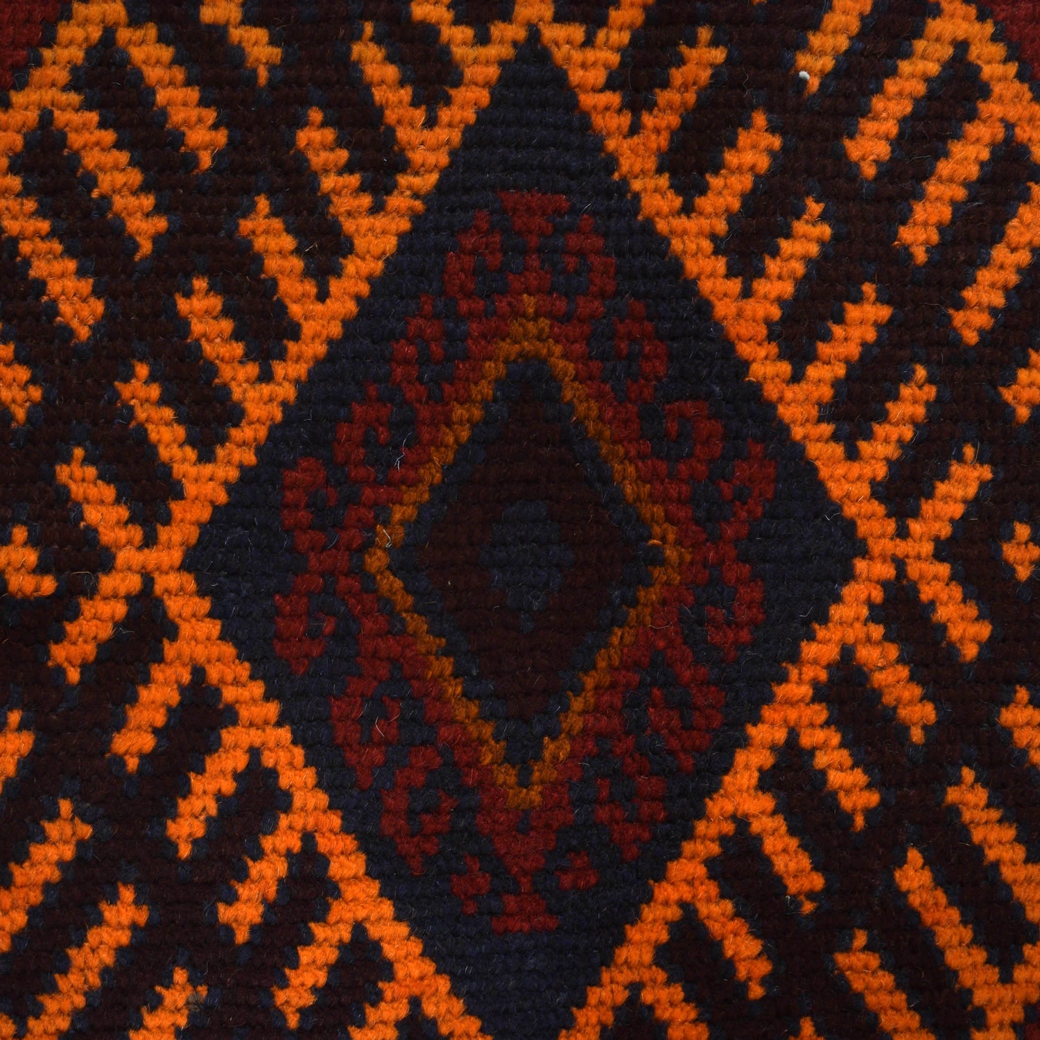 Baluchi Rug Handmade Red Geometric 4x6 ft
