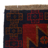 Baluchi Rug Handmade Red Floral 4x6 ft