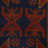 Baluchi Rug Handmade Red Floral 4x6 ft
