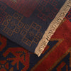 Baluchi Rug Handmade Red Floral 4x6 ft