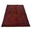 Baluchi Rug Handmade Red Geometric 4x6 ft