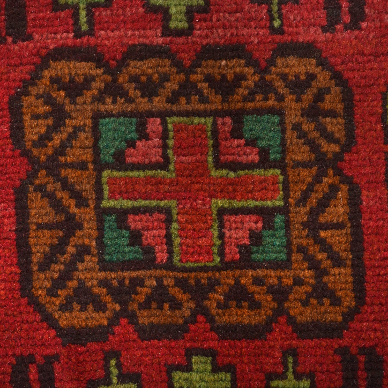 Baluchi Rug Handmade Multi Geometric 4x6 ft