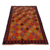 Baluchi Rug Handmade Orange Geometric 4x6 ft