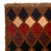 Baluchi Rug Handmade Brown Geometric 4x6 ft