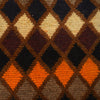 Baluchi Rug Handmade Brown Geometric 4x6 ft
