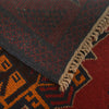 Baluchi Rug Handmade Red Geometric 4x6 ft
