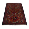 Baluchi Rug Handmade Red Geometric 4x6 ft