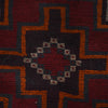 Baluchi Rug Handmade Red Geometric 4x6 ft