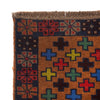 Baluchi Rug Handmade Brown Floral 4x6 ft