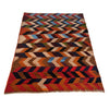 Baluchi Rug Handmade Multi Curvilinear 4x6 ft