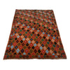 Baluchi Rug Handmade Orange Floral 4x6 ft